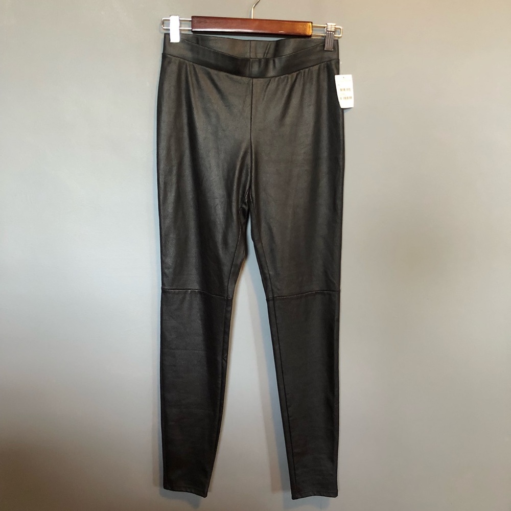 Trouve NWT black faux leather pants